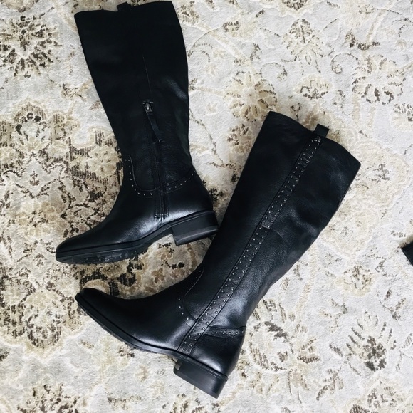 Sam Edelman PRINA- tall leather boots NEW 🔥 - Picture 1 of 8